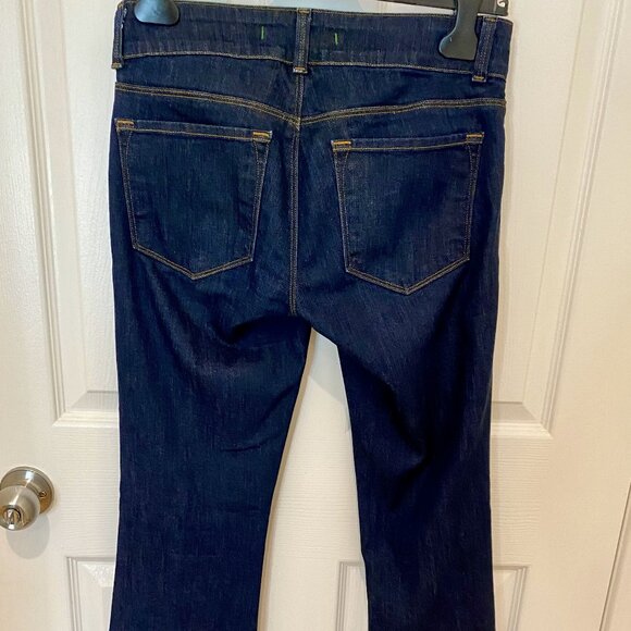 J BRAND DARK BLUE JEANS WITH FLARED BOTTOMS - Picture 3 of 6